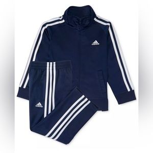 Baby Boys 2-Pc. Three-Stripe Track Suit